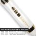 FoxyBae 5-in-1 Interchangeable Hair Tools Set | Curling Wand Flat Iron & Ceramic Irons | Salon Grade Waver & Curler in Pearl White - Ships Internationally - Buy Online on SooperMarket.com