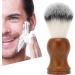 Professional Shaving Brush for Men - Wooden Handle Ideal for Home & Salon Use Perfect for All Beard Types - Buy Online on SooperMarket.com