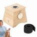 Moxibustion Box Bamboo Moxibustion Burner Box Moxa Roller Stick Holder Moxibuting Tool - Single Hole