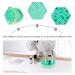 Buy Green 11x11cm Makeup Brush Cleaner & Storage Rack - Cute Cat Clean Brush Pad & Scrubber for Perfect Makeup Care | International Shipping Available - Buy Online on SooperMarket.com