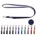 Dog leashed adjustable / double-liner for medium and large dogs / 2m / 2.40m / 2.80m / 3.50m / 5m (black-blue 2m) 2m black and blue
