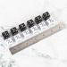 48-Piece MTG Dice Counters Set for Magic The Gathering | Creature Stats Buff Cube D6 Dice | CCG Card Game Accessory (Black & White) - Buy Online on SooperMarket.com
