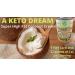 Low Carb Coconut Cream - High Protein, Gluten Free, Diabetic Friendly, No Sugar | Great Taste for Curry Recipes | Healthy for Kids | Non-GMO, Unsweetened 13.5 oz - Buy Online on SooperMarket.com