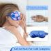 Cooling Eye Mask - Gel Eye Mask for Dark Circles Migraines & Eye Surgery - 3 in 1 Weighted Warm Compress for Dry Eyes & Blepharitis - Blue - Buy Online on SooperMarket.com