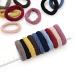 80 Pcs Seamless Cotton Hair Ties for Women - Elastic Wave Style Bands for Curly & Thick Hair - Buy Online on SooperMarket.com