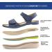 JABASIC Women's Orthotic Arch Support Sandals - Comfortable Walking Sandals (Navy, Size 7) - Buy Online on SooperMarket.com