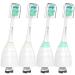 Senyum Replacement Heads Compatible with Phillips Sonicare Replacement Brush Head, E-Series, Essence, Elite Compatible with Philips Sonicare Toothbrush Replacement Heads Electric Handles,4 Pack 4 Pack (Pack of 1)