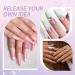 Nail Extension Gel Kit Nude Pink White 6 Colors 15ml Poly Nail Gel Nail Builder Gel Nail Enhancement Gel Set for Home DIY Nail French Manicure(Nail Poly Gel-CS) 6 Colors-NUDE - Buy Online on SooperMarket.com