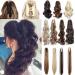 Claw Clip in Ponytail Hair Extension Synthetic Hair Extensions Hairpiece One Piece Long Pony Tails 12inch Curly - Dark Brown 12 inch DarkBrown