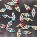 30pcs Mix Gold and Silver Nail Charms - Triangle and Drop Shape 3D Nail Jewelry for Acrylic Nails Art - DIY Crafts Accessory for Women and Girls - Buy Online on SooperMarket.com