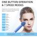 Sonic Facial Cleansing Brush - Rechargeable Electric Face Scrubber for Exfoliating and Cleansing - Waterproof Massager for Men & Women (Blue) - Buy Online on SooperMarket.com