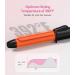 Mini 3/4 Inch Ceramic Hair Curler for Short Hair - Dual Voltage Travel Size Curling Iron with Storage Bag - Buy Online on SooperMarket.com