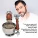 Shaving Bowl and Brush Set - Retro Alloy Beard Brush Cream Brush Stand & Soap for Men | Premium Shaving Accessories - Buy Online on SooperMarket.com