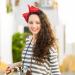 WantGor Bow Headbands for Women - 2 Big Bowknot Hair Hoops - Knotted Wide Turban Headbands - Black Red Hair Accessories - Buy Online on SooperMarket.com