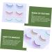 5 Pairs Colored False Eyelashes Natural Eyelashes Colorful Lashes Magnetic Eyelashes Cosmetics Toiletries Fake Eyelash Girls False Eyelashes Artificial Fiber Makeup Tools Dense 5d - Buy Online on SooperMarket.com
