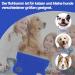 3-Piece Stainless Steel Flea & Lice Comb Set for Dogs & Cats | Pet Care Tools for Effective Tear Stain Removal - Blue - Buy Online on SooperMarket.com