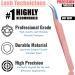 Professional Fiber Tip Lash Tweezers Set - Japanese Steel, Curved & Volume Lash Tweezers - Blush Pink - My Lash Tools - Buy Online on SooperMarket.com