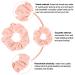 Whaline Macaron Theme Big Velvet Hair Scrunchies - 12 Ice Cream Colors for Girls & Women - Buy Online on SooperMarket.com