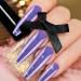 240 Extra Long Aurora Pattern Ballerina Coffin False Nails - Solid Color Full Cover Fake Nails for DIY Nail Salon - Buy Online on SooperMarket.com