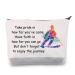 BNQL skiing gifts Skiing bag cosmetics skiing lovers gifts skiing players gifts for women skiing team gifts make-up bag travel cultural bag organizer case ski pockets