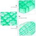 MAGICLULU 2 Pairs Slippers Quick Drying Shower Slippers Green Home Indoor Slippers Non Dorm Shoes Gym Foot Spa Soak Tub Shower Footware Massaging Travel Pvc Household Plastic Barrel 23x9cm 6x2pcs Greenx2pcs - Buy Online on SooperMarket.com