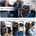 Yoocaa Car Headrest Pillow - Adjustable U Shaped Neck Support for Car Seat - Black - Kids & Adults - Buy Online on SooperMarket.com