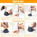 Autoau Interactive Cat Toy with Suction Cup Bird Feather Teaser Wand - Ideal for Indoor Cats and Kittens - 5 Bells, Feather Filler, Training Tool - Buy Online on SooperMarket.com