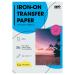 PPD Inkjet PREMIUM Iron-On Light T Shirt Transfers Paper LTR 8.5x11 pack of 40 Sheets (PPD001-40)