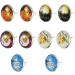 EXCEART 10 Pairs Halloween Earrings Mens Earring Pierced Earrings for Women Earrings Studs for Grils Mix Man - Buy Online on SooperMarket.com