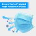 FFG Face Mask 50PCS Adult Disposable Masks 3-Layer Filter Protection Blue (#11000) - Buy Online on SooperMarket.com