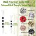 FINGER TEN Golf Tees Wooden Bamboo 3 1/4 & 2 3/4 Inch Durable Biodegradable Colored Tee Pack - 120 Count - White & Black - Buy Online on SooperMarket.com