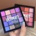 Yeweian Purple Blue Eyeshadow Palette - 16 Glitter Matte Shades, Waterproof Korean Makeup - Buy Online on SooperMarket.com