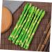 HOMSFOU 20 Pcs Simulated Asparagus Ornaments Pretend Play Food Fake Bamboos Food Faux Veggies Fake Food Model Asparagus Models Simulated Food Artificial Asparagus Model Pvc Vegetable Plant Light Greenx2pcs 19X0.9CMx2pcs - Buy Online on SooperMarket.com