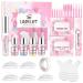 Lash Lift Kit Eyelash Perm Kit Lash Curling Eyelash Extension Set Semi-Permanent Curling Lifting Perming Wave for Beauty Salon Home Use