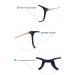 Blue Light Blocking Computer Glasses Anti Radiation - Blocking Eye Strain Transparent Black - Buy Online on SooperMarket.com