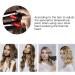 3 Barrel Curling Iron 25mm Crimper with Adjustable Temperature | Fast Heating Ceramic Tourmaline Curling Wand | Includes Heat Resistant Glove - Black - Buy Online on SooperMarket.com