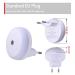 Smart Night Plug & Socket Light with Twilight Sensor - Energy-Efficient Warm White LED 2 Pack for Bedrooms Bathroom & Kitchen - Buy Online on SooperMarket.com