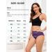 Leovqn Lace Trim Period Pants for Women XL Purple - Heavy Flow Menstrual Underwear, Leakproof Postpartum Briefs - Buy Online on SooperMarket.com
