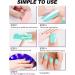 Kalolary 20PCS Nail Adhesive Wrap Gel Polish Strips - Solid White | Self-Adhesive Nail Wrap Stickers for UV/LED Lamp | Easy Cured Gel Nail Decals - Buy Online on SooperMarket.com