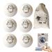 Wool Dryer Balls 6PCS Anti Static Tumble Dryer Balls Reusable Natural Fabric Softener for Laundry Wool Balls for Tumble Dryer Wool Dryer Balls to Reduce Drying Time Wrinkles and Static