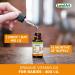 Certified Organic Vitamin D3 Drops - For Baby - 400 IU per drop - 490 servings - Development and maintenance of bones and teeth - GMO free - Gluten free - Made in Canada - 13.5 ml (Pack of 2) - Buy Online on SooperMarket.com