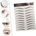 FOYTOKI 9 sheets Shaping Temporary Hairlike Imitation Artificial Transfers Eyebrow Stickers Tattoos False - Buy Online on SooperMarket.com