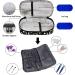 TODIYADDU White Insulin Cooler Case - Music Symbol Design | Diabetes Medication Organizer Bag with Handle for Daily Life and Travel - Buy Online on SooperMarket.com