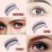 Buy 2 Pairs of Reusable Self-Adhesive Thick Eyelashes - Natural & Glue-Free | International Shipping Available - Buy Online on SooperMarket.com