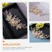 Gogogmee Headgear Bridal Hair Comb Bridal Headpieces for Wedding Bride Hair Comb Wedding Pearl Hair Comb Wedding Hair Accessories for Brides Wedding Hair Comb Wedding Headpiece for Bride - Buy Online on SooperMarket.com