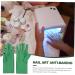 Gogogmee 1 Pair Nail Gloves Nail Fingerless Manicure Gloves Nail Art Tools Manicure Gloves Fingerless Gloves UV Shield Gloves Sunscreen Gloves 20X8X0.4CM - Buy Online on SooperMarket.com