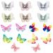 16 Colorful Butterfly Hair Clips Duckbill Hair Clips Playful Girl Hair Accessories Realistic Butterfly Hair Clips Clips That Don't Hurt Hair Clips That Don't Fade
