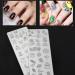 13-Piece Nail Art Punching Panels & Scrapers - Flower & Animal Patterns for Professional DIY Manicure | International Shipping - Buy Online on SooperMarket.com