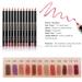 12 Color Set Ultra-Fine Waterproof Lip Liner - Durable & High-Pigment Lip Pencil for Perfect Lips - Buy Online on SooperMarket.com