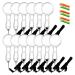 15 Pieces Handheld Magnifying Glasses 3X and 6X Plastic Magnifying Glasses with 15 Lanyard for Kids Outdoor Exploration or Scientific Observation Senior Reading Magnifiers